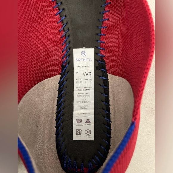 Rothy’s red The Point flats - Picture 4 of 4